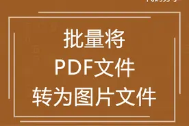 Python批量将PDF文件转为图片文件图片