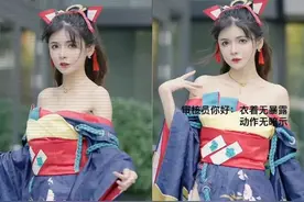 战斗级coser狗头萝莉，在永封的边缘疯狂试探，又穿泳装打擦边球图片