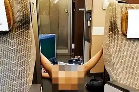 高铁上，湖北一女子当众上演全裸劈叉，遭邻座打耳光，有何隐情？图片