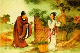 连环画《桑园会》，绘画王叔晖图片