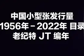 中国小型张发行量 1956年-2022年 目录 老纪特 JT 编年图片