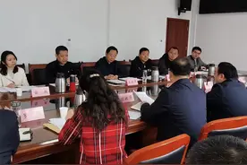 省生态环境厅对信阳市生态环境相关项目实施情况开展现场调研图片