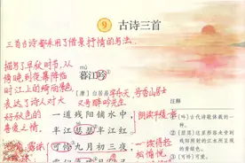 部编版四年级语文上册课文笔记（9.古诗三首）图片
