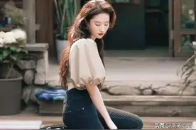 被刘亦菲的新剧穿搭圈粉了，身材微胖“接地气”，打扮简约又时尚图片