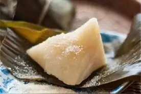 妙啊，白粽子蘸砂糖图片