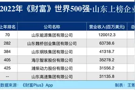 最新世界500强出炉：6家山东企业上榜，山东高速首亮相图片