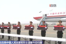 祖国和人民没有忘记！过去9年已有913位在韩志愿军烈士遗骸归国图片
