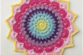 钩花入门教程！超详细曼陀罗钩花图解教程图片