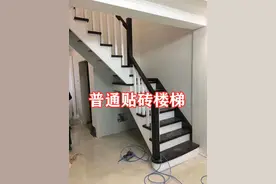 拆护栏墙，跃层楼梯爆改后，对比量房图，实用+颜值好看2倍不止图片