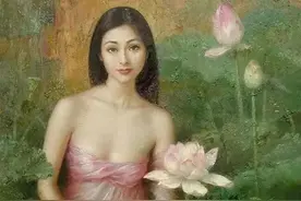 一饱眼福！油画大师刘文进笔下的36幅东方美人画，梦幻、清雅脱俗图片