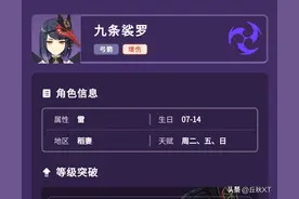 原神：九条裟罗攻略3.3（一图流）图片
