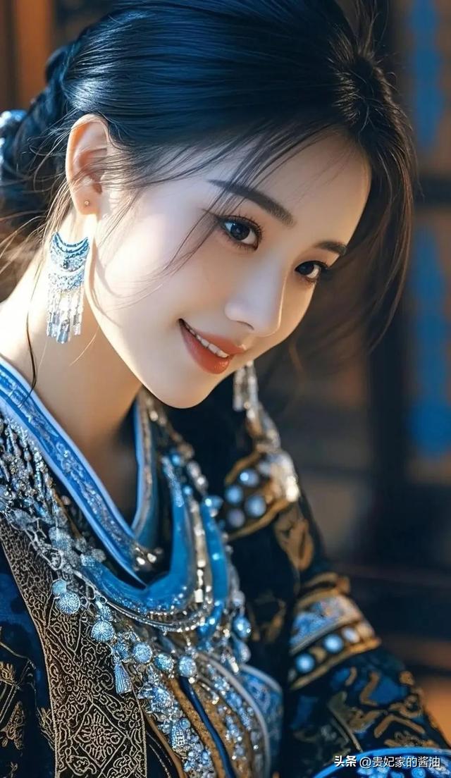 美眸清澈花容月貌