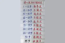 老人言：生日不能乱过，对照看看，如何正确过生日？图片