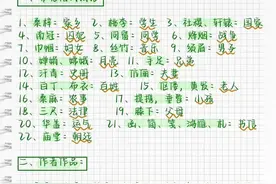 初中语文常考文学常识，很全很详细图片