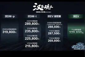 比亚迪汉DM-i正式上市，推荐购买尊荣型和四驱旗舰型图片