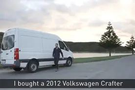 改装实录：花8万买二手大众“货车壳子”，6个月将其改装成了房车图片