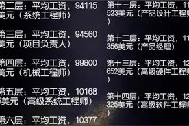 薪酬层次分析：苹果公司的职位图片