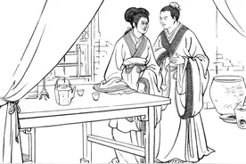 民间故事：农夫看见两蛇交尾，老乞丐再三提醒：今晚别和妻子圆房图片