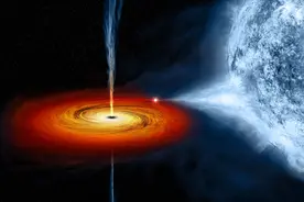 大质量恒星竟能吞噬小质量黑洞？原来牛顿理论就能解释图片
