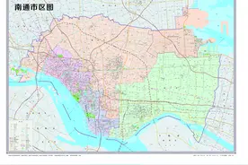 南通市区地图（高清）2022版与2020版对比（详细分析）图片