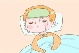 孩子病毒性发烧图片