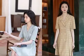 夏季里这件舒适优雅的衬衫裙，让你展现出干练知性的气质，美极了图片