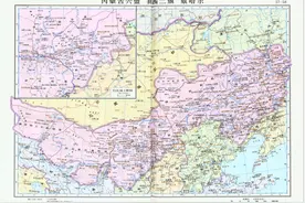 清朝时期内蒙六盟、察哈尔、归化城土默特、套西二旗行政区划情况图片