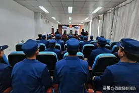 昌都市消防救援支队丁青县大队组织开展旁听庭审活动图片