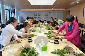 夏日驱蚊有了新“花”样，奉贤居民打造专属花束图片