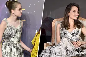 穿我的衣服吧！朱莉爆改名贵礼服给闺女穿，祖传衣服也是王室传统图片