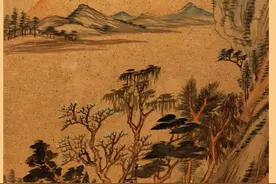 董其昌《仿古山水》八开图片