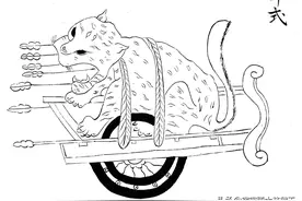 古代军队的重甲“坦克”图片