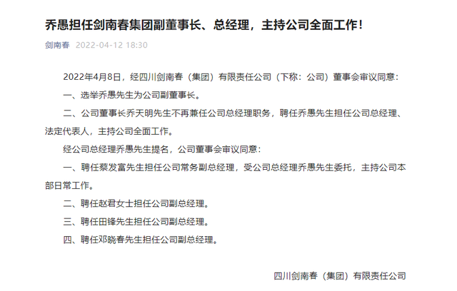 小乔上位:剑南春新班底的海归与营销底色