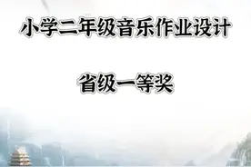 省赛一等奖作品小学二年级音乐作业设计图片