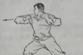 中国散打肘法图片
