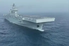 武力登岛迎来“新帮手”，沪东造船厂里有情况，八艘准航母或出山图片