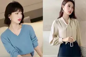 50岁女人，这才是你该有的春装：卡其裤+小衫，谁见都夸洋气好看图片