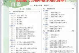 2025版《53初中数学知识清单》，核心考点题型训练，各版本都适用图片