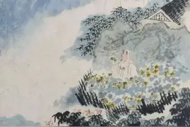 陶渊明与诗友联句，颇有意趣图片