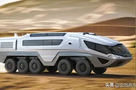 未来设想星际漫游房车！10X10驱动可穿行沙漠，灾难来了也不用怕图片