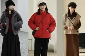 冬天就要穿的文艺复古一些！一套比一套洋气时髦，保暖还耐看图片