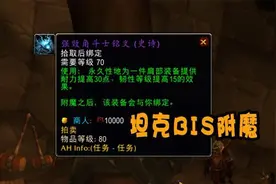 魔兽怀旧服：BIS附魔别选错，术士胸甲15精神，武器猫鼬依旧受用图片