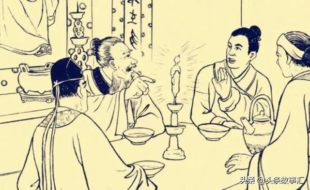 民间故事:男子去婚宴帮厨,给乞丐一只烧鸡,乞丐说装病快逃走