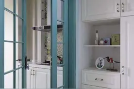 厨房门到底用平开or推拉？门洞太小一定要选这种图片