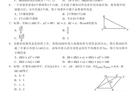 漳州市2022-2023学年上学期九年级数学质量检测题含答案图片