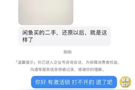网友闲鱼买了台iphone，还原之后居然打不开了图片