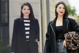 女人不管怕不怕冷，冬天还是少露腿！"九分裤＋短靴"保暖显瘦图片