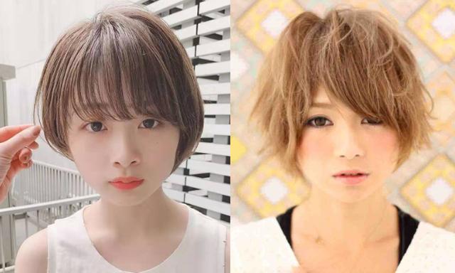 脸大脖子短适合什么发型？9款时尚干练的短发，显脸小又显脖子长