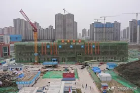 西安航天智能装备产业基地主体结构封顶图片