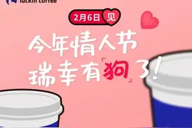 瑞幸x线条小狗情人节营销，有点狗？图片